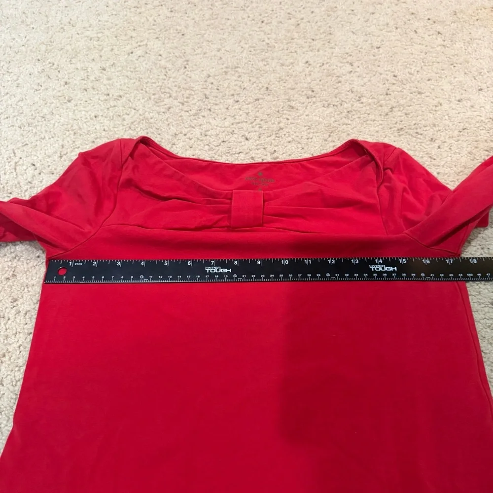 Kate Spade Red Bow Top Size Medium